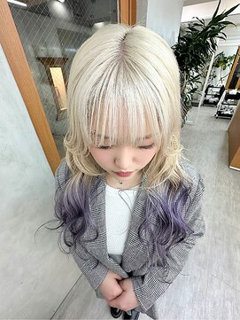 リアン(Lien) ケアブリーチ/グラデーション/パープルアッシュ