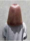 ブリーチカラーミディアムカシスピンク