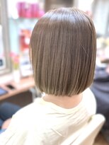 ヘアーメイク ツインズ(Hair Make TWINS) 透明感たっぷり*ツヤ感マットベージュボブ