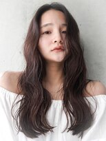 カライング(ing) 大人可愛い20代30代40代黒髪ひし形小顔ふんわりロング