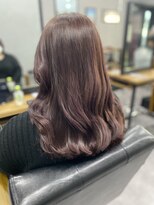 ウェイビー 桜木町店(WAVY)&nbsp;【ワンカラー】深めバイオレットミディアムレイヤー