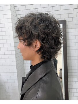 レガーレ(Legare) メンズ×ショートヘア×グランジパーマ