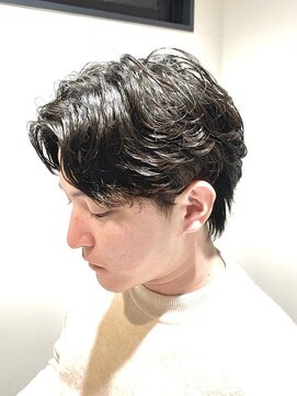 ナチュラル色気の大人センターパート