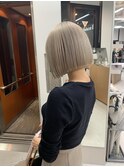 着物ヘア/大人ガーリー/ダークアッシュ/似合わせカット/原宿