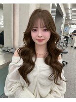 ロンド マーレ 天神大名店(Lond mare)&nbsp;黒髪/オリーブグレー/小顔/ココアベージュ/レイヤーカット