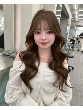 ロンド マーレ 天神大名店(Lond mare) 黒髪/オリーブグレー/小顔/ココアベージュ/レイヤーカット
