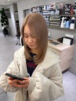 コージークルー(cozy creww)&nbsp;ハイトーン/ブリーチカラー/ミルクティーベージュ