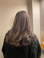 チャプター 問屋町(chapter)&nbsp;髪質改善トリートメントラベンダーグレージュ韓国ヘアカラー