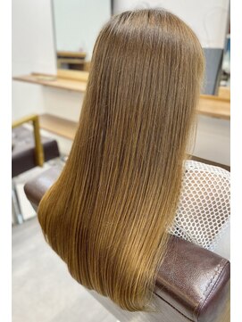 ランプ(Lamp) くびレイヤー グレーベージュ 白髪染め 白髪ぼかし 髪質改善