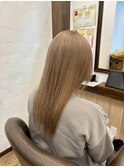 ハイライトバレイヤージュダブルカラーケアブリーチ20代30代