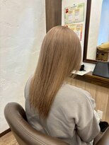アミリー ひたち野うしく店(Amily)&nbsp;ハイライトバレイヤージュダブルカラーケアブリーチ20代30代