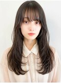 髪質改善◎韓国風レイヤー×くびれヘア20代30代小顔春カラー