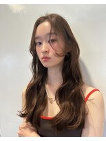 アビー 福岡天神(ABBEY) ロングヘアレイヤーカット前髪カット髪質改善トリートメント
