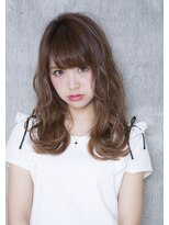 サロンドミルク 原宿(salon de MiLK)&nbsp;【salon de MiLK 原宿】シルキーアッシュ×セミロング