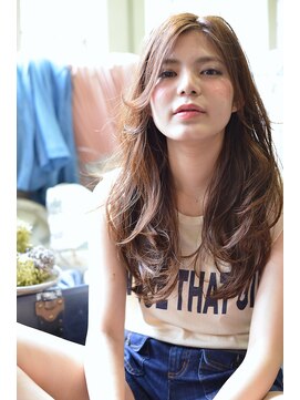 テイラー(Taylor) 【Taylor】ニュアンスカール×アイスオレンジベージュ