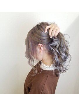 ヘアアンドスパピノキオ(HAIR&SPA PINOKIO) ホワイトパープル☆