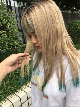 ミュー(Mu) 裾mint green