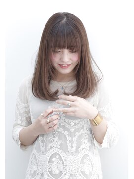 ヘアアンドケア エジェリラボ(hair&care egerie lab) ツヤツヤストレート内巻きロブ