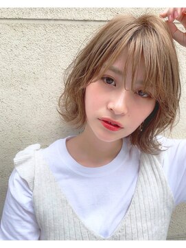 シー バイ ロンド 新宿(Sea by Lond) 【佐藤健太郎】大人カジュアルミルクティーエアリーボブ