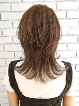 ヘアポケット スタイル店(HAIR POCKET) ウルフロング☆アッシュベージュ
