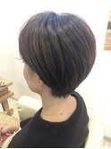 20代30代大人可愛い★小顔ボブ丸みハンサムショート