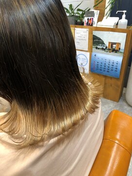 ログラボ(Log Lab) ブリーりしても、つやつや!おしゃれな裾カラー