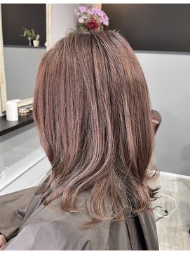 ネジヘアライフ(Nezi Hair Life) ホワイトピンクベージュ