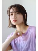 【不動前美容室】外ハネボブ・ナチュラルベージュ