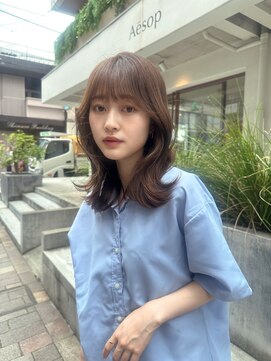 アリスバイアフロート 自由が丘(ALICe by AFLOAT) くびれミディアムシースルーバング