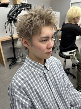 オムデュー(HOMME DEUX) 【AOI】ハイトーンスパイキーショート