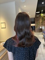 ヘアースタジオ エフ(Hair studio f) ブラウンカラー×ピンクカラー