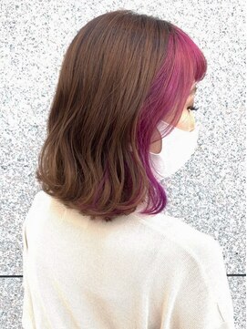 フレア ヘア サロン(FLEAR hair salon) バングインナーカラー