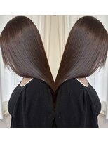 ミント 鳳(Mint.)&nbsp;20代 30代 40代 ロング アッシュブラック ミルクティーピンク