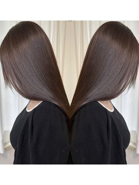 ミント 鳳(Mint.) 20代 30代 40代 ロング アッシュブラック ミルクティーピンク