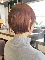 フロア(FLOOR)&nbsp;#ツヤツヤアプリコット#超高濃度水素カラー#まるみショート