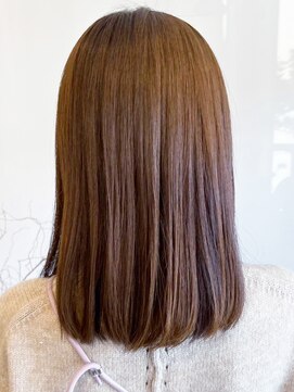 レポヘアー(Repos hair) 20代30代40代髪質改善カラーショコラアッシュセミロング透明感