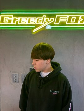 グリーディーフォックス 代々木(Greedy FOX) 波巻き/ハイライト/マッシュパーマ/ウルフ[シェービング]