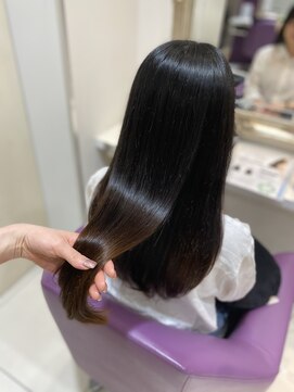 ハピネス 河原町店(Happiness) 髪質改善 レイヤーカット ベージュ グレージュ 20代 30代 40代