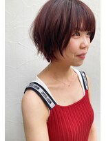 ヴァロ(Valo)&nbsp;レイヤーボブハニボブラベンダーピンク大人可愛いパーマ風