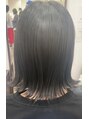ファム 中筋店(femme) パッっと切りっぱなし外ハネヘアスタイルおすすめです^ ^