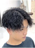 ☆ツイストスパイラルパーマ/センター分け