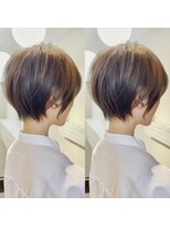 ビュー トウキョウ(VIEW TOKYO) 渋谷 20代30代40代大人可愛いひし形ショートボブ