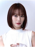 切りっぱなし/くびれヘア/レイヤーボブ