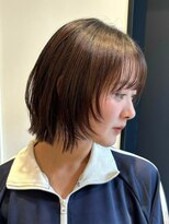 ノイ(noi)&nbsp;顔周りレイヤーカットくびれヘアミルクティーベージュカラー