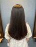 【2、柔らかな理想のストレート】　縮毛矯正+生トリートメント　17600