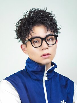 オーシャントーキョー 渋谷神南(OCEAN TOKYO) 無造作黒髪爽やかアップバング刈り上げショート