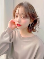 クラン 岡本(Chlan)&nbsp;くびレイヤーエモージュ小顔バングイメチェン愛されミディ