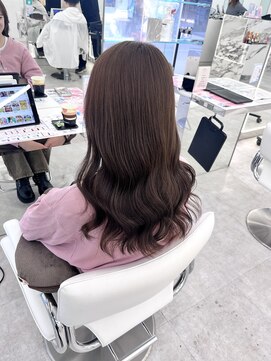 ブラウン(Brown) ブリーチなしダブルカラー♪オリーブベージュ