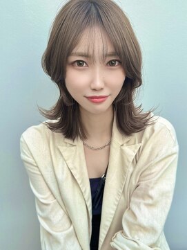 ソワンドブレス 阿倍野店(soin de brace) ミニウルフ/カーキベージュ