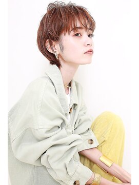 オーバーヘアー 南草津店(over hair) 【over hair】 丸みショートスタイル